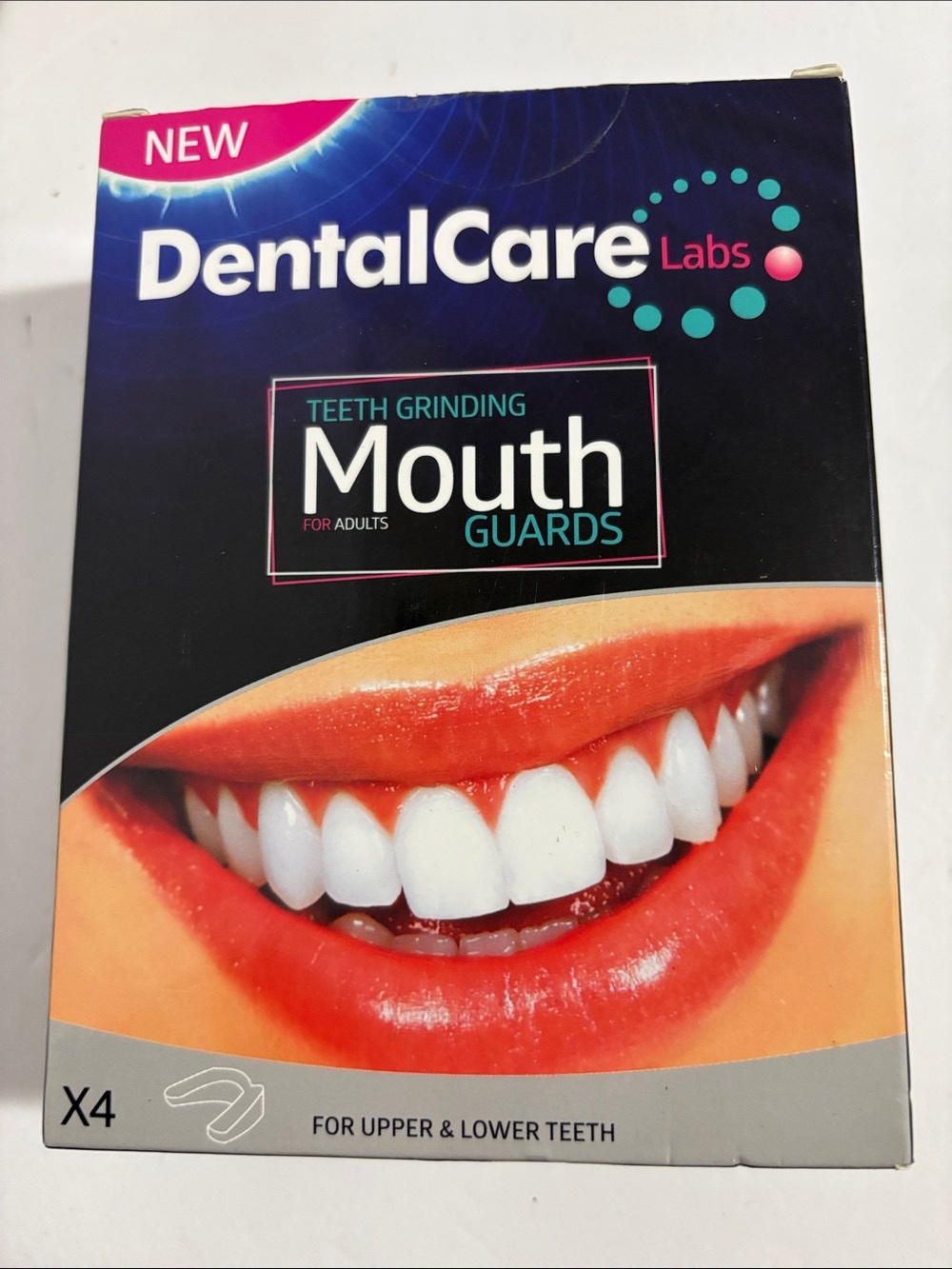 4 PACK DABIDA MOUTH GUARD FOR GRINDING TEETH AT NIGHT, SLEEP MOUTH GUARD New